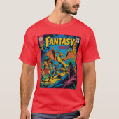 Fantasy Comics: een retro-avontuur T-shirt (Voorkant)