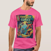 Fantasy Comics: een retro-avontuur T-shirt (Voorkant)