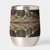 Fantasy constructie glanzende abstracte fractale k (Achterkant)