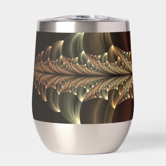 Fantasy constructie glanzende abstracte fractale k (Voorkant)