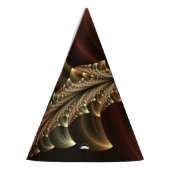Fantasy constructie glanzende abstracte fractale k feesthoedjes (Links)