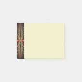 Fantasy constructie glanzende abstracte fractale k post-it® notes (Voorkant)