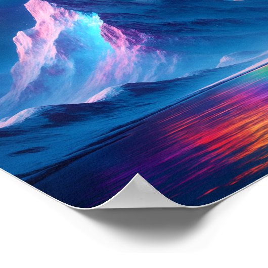 Fantasy Cosmic Land Poster (Hoek)