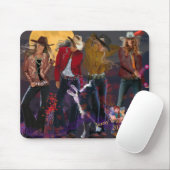 Fantasy Cowgirl, Gepersonaliseerde Logo, Mousepad Muismat (Met muis)