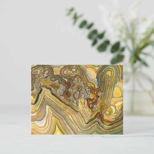 Fantasy Crazy Lace Agate Opus 01 Briefkaart (Staand voorkant)