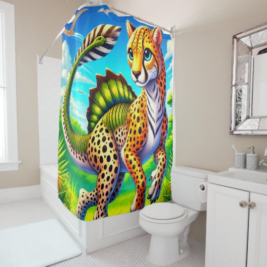 Fantasy Creature Douchegordijn (In situ)