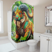 Fantasy Creature Douchegordijn (In situ)