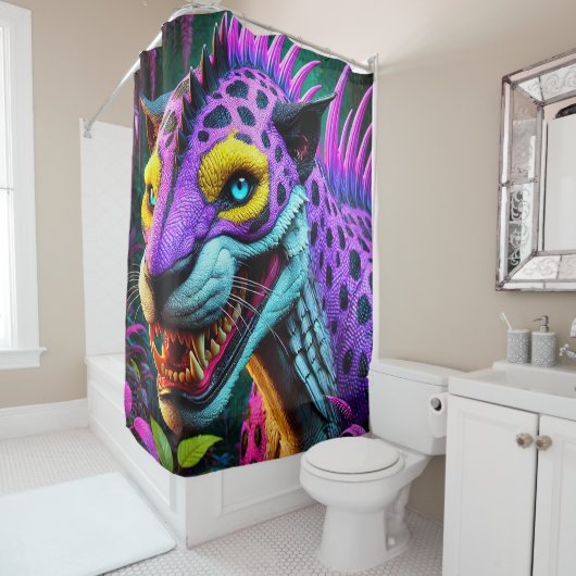 Fantasy Creature Douchegordijn (In situ)