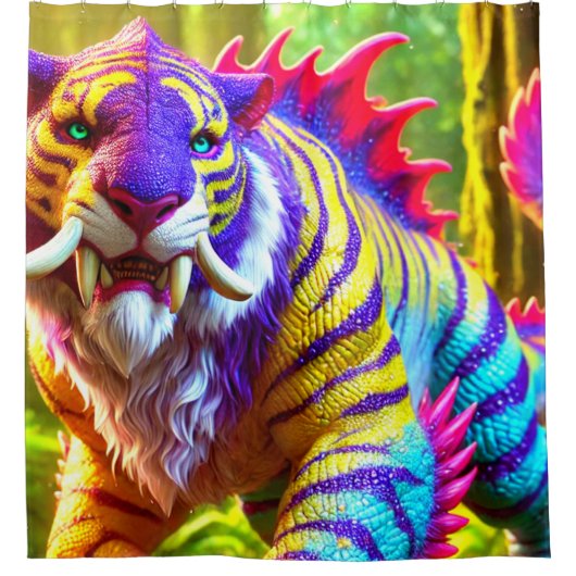 Fantasy Creature Douchegordijn (Voorkant)