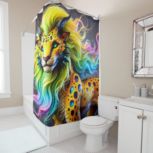 Fantasy Creature Douchegordijn (In situ)