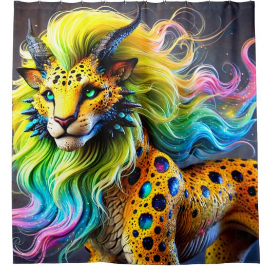 Fantasy Creature Douchegordijn (Voorkant)