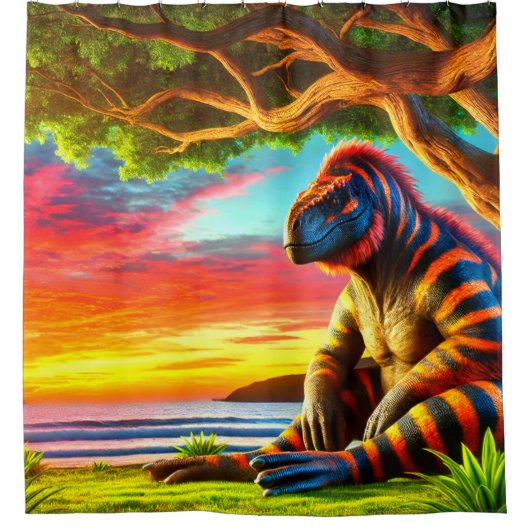 Fantasy Creature Douchegordijn (Voorkant)