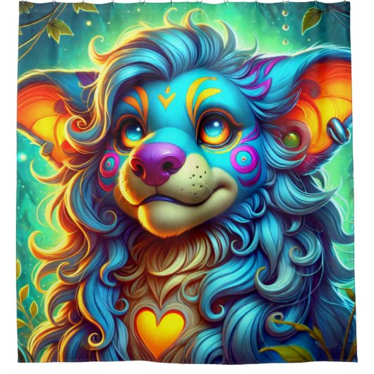 Fantasy Creature Douchegordijn (Voorkant)