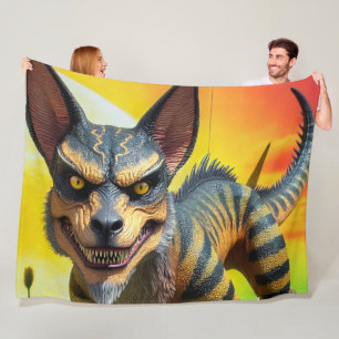 Fantasy Creature Fleece Deken