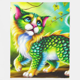 Fantasy Creature Fleece Deken