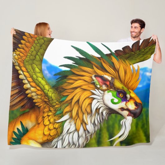 Fantasy Creature Fleece Deken (In situ)