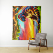 Fantasy Creature Wandkleed (In situ)