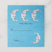 Fantasy  Crescent Moon Colorful White Stars Plaatskaartje (Buitenkant ongevouwen)