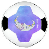 Fantasy Crescent Moon Face Decorations Sky Voetbal (Gedraaid)