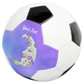 Fantasy Crescent Moon Face Decorations Sky Voetbal (Drie kwart)