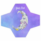 Fantasy Crescent Moon Face Decorations Sky Voetbal (Enkel)