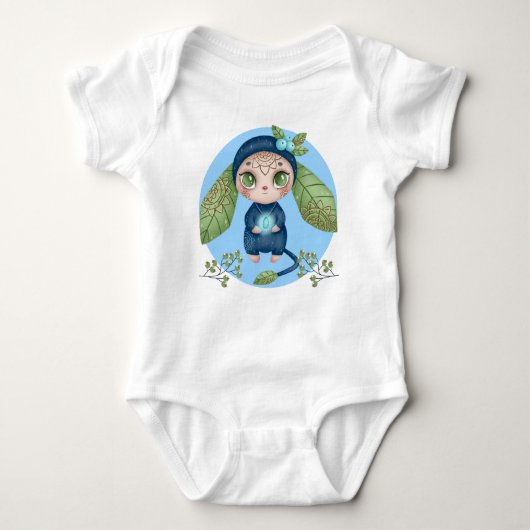 Fantasy Critter Baby One Piece Outfit Romper (Voorkant)