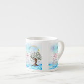 Fantasy Crystal Horse Carriage Espresso Kop (Voorkant rechts)