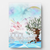 Fantasy Crystal Horse Carriage Fotoplaat (voorkant)
