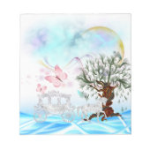 Fantasy Crystal Horse Carriage Notitieblok (Voorkant)