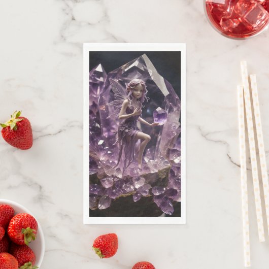 Fantasy Crystals Amethyst Fairy Servet (Insitu)