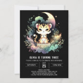 Fantasy Custom Tiger Verjaardag Kaart (Voorkant)