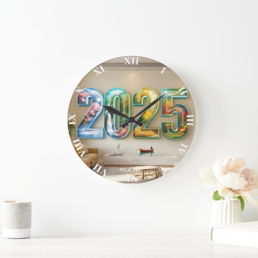 Fantasy Cute  2025 Four Numbers Grote Klok (Huis)