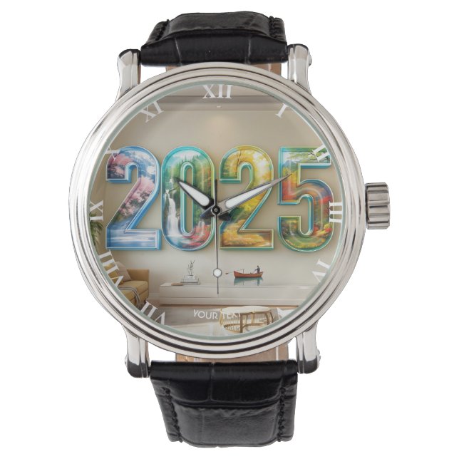Fantasy Cute  2025 Vier Nummers Horloge (Voorkant)