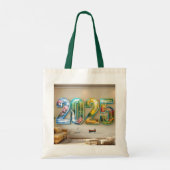 Fantasy Cute 2025 Vier Nummers Tote Bag (Achterkant)