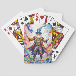 Fantasy Cute Abstracte Levendige Schilder Pokerkaarten
