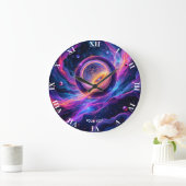 Fantasy Cute Abstracte Ruimte Sterren Grote Klok (Huis)