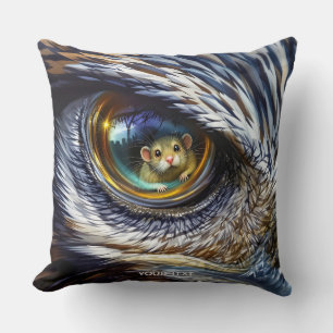Fantasy Cute Adelaar Ogen Muis Kussen