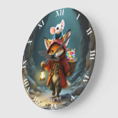 Fantasy Cute Baby Vos Muis Grote Klok (Hoek)