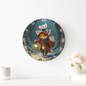 Fantasy Cute Baby Vos Muis Grote Klok (Huis)