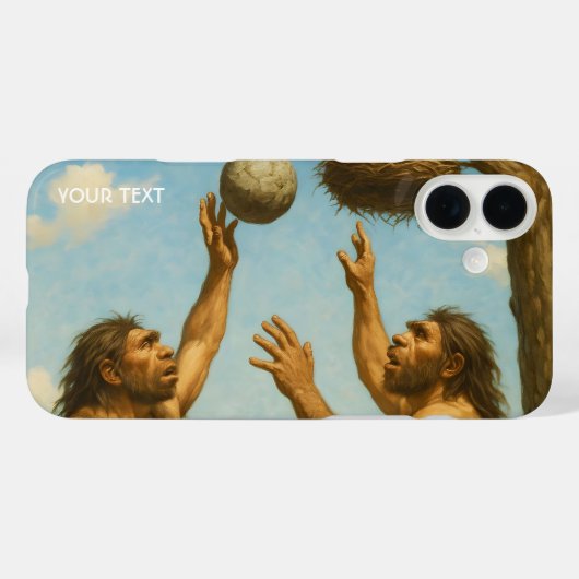 Fantasy Cute Basketbal Prehistorische Finale Case-Mate iPhone Case (Achterkant (horizontaal))
