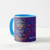 Fantasy Cute Beker Lachende Kat Mok (Voorkant links)