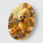 Fantasy Cute Chicken Nuggets Baby Grote Klok (Hoek)