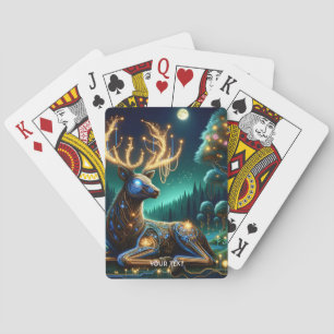 Fantasy Cute Cyber Hertenbos Pokerkaarten