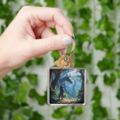Fantasy Cute Eieren Drakenridder Sleutelhanger (Hand)