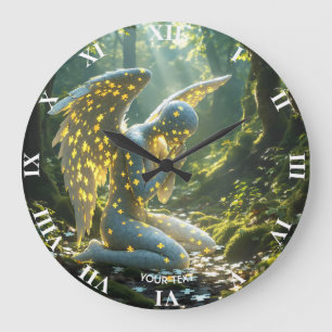 Fantasy Cute Engelachtige Figuur Puzzel Grote Klok