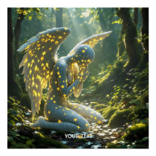Fantasy Cute Engelachtige Figuur Puzzel Perfect Poster