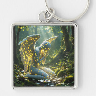 Fantasy Cute Engelachtige Figuur Puzzel Sleutelhanger