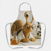 Fantasy Cute Famous Snail Scientist  Schort (Voorkant)