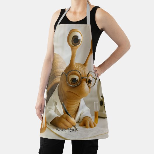 Fantasy Cute Famous Snail Scientist  Schort (Insitu)