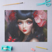 Fantasy Cute Flower Fairy Princess Decoupage Tissuepapier (Craft)